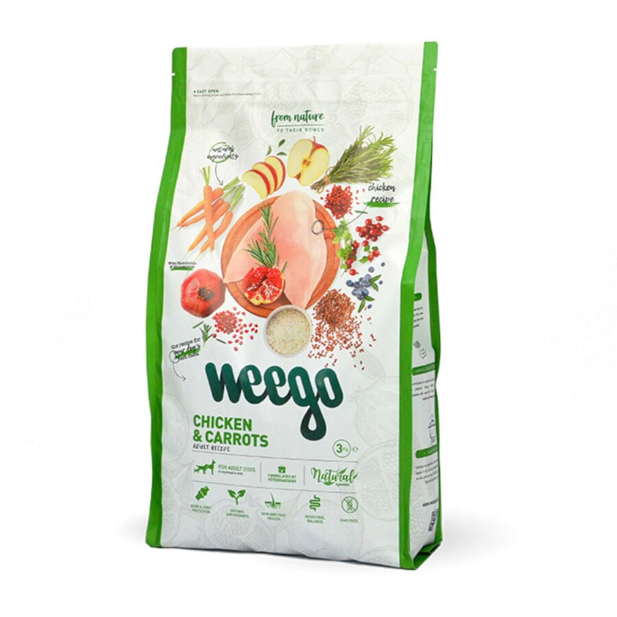 Weego Pollo y Zanahorias pienso para perros
